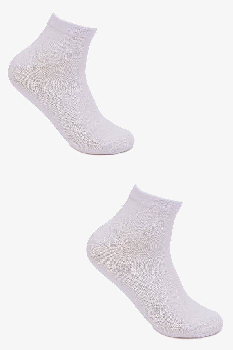 Carina Plain Ankle Socks - 2 Pairs - Image 1